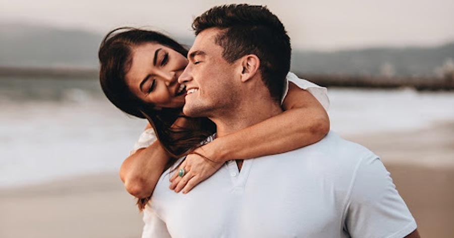 Couple at the beach